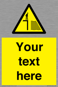 Custom Deep Water Sign